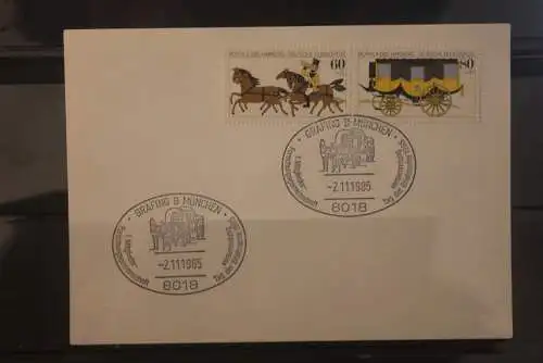 Deutschland 1985; Tag der Briefmarke Grafing; MiNr. 1255-56; ZD W Zd 5