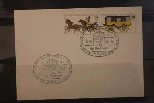 Deutschland 1985; Tag der Briefmarke Braunschweig; MiNr. 1255-56; ZD W Zd 5