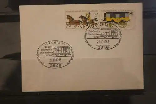 Deutschland 1985; Tag der Briefmarke Vechta; MiNr. 1255-56; ZD W Zd 5