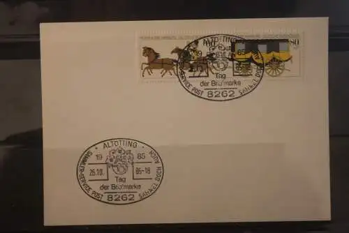 Deutschland 1985; Tag der Briefmarke Altötting; MiNr. 1255-56; ZD W Zd 5