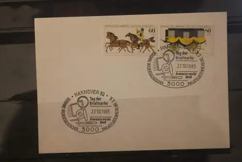 Deutschland 1985; Tag der Briefmarke Hannover; MiNr. 1255-56; ZD W Zd 5