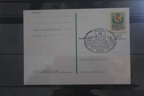 Deutschland 1978, Ganzsache mit SST Essen Tag der Briefmarke