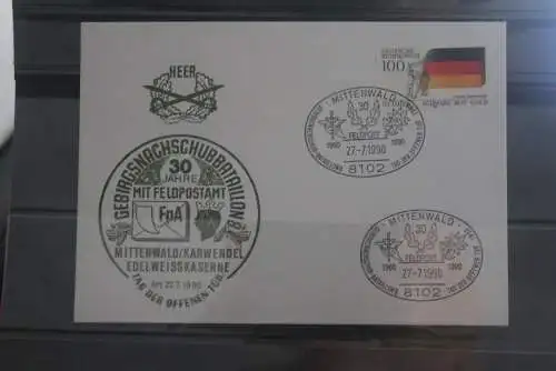 Deutschland 1990; Feldpost Heer: Gebirgsnachschubbatallion Mittenwald