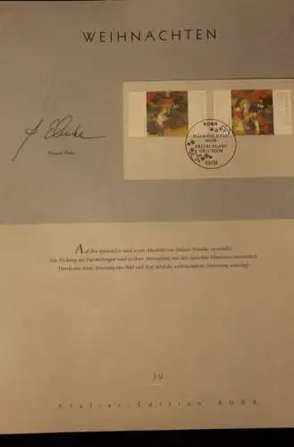 Deutschland 2006; Weihnachten; Atelier Edition der POST; MiNr. 2569-70