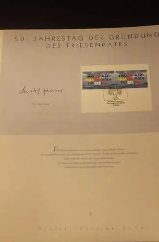 Deutschland 2006; Gründung des Friesenrates; Atelier Edition der POST; MiNr. 2523