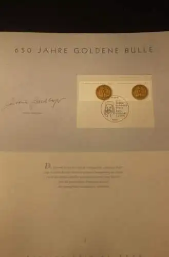 Deutschland 2006; Goldene Bulle; Atelier Edition der POST; MiNr. 2511