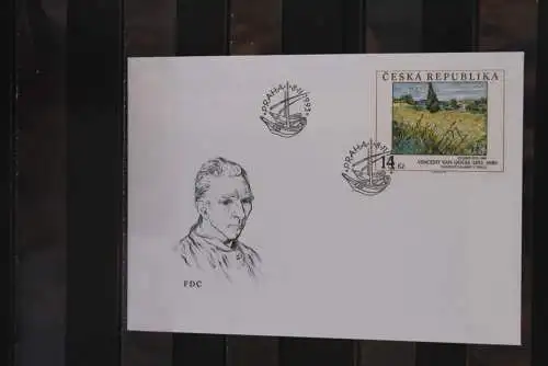 Tschechien, Ceska Republika 1993, Vincent van Gogh, FDC