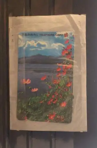 Korea 1990; Südkorea; Telefonkarte, unbenutzt, eingeschweißt