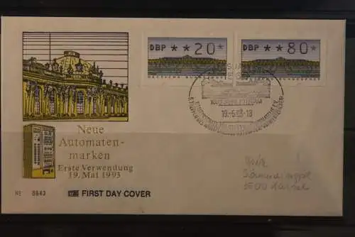 Deutschland 1993; ATM 2; FDC, ESST Potsdam, portogerecht