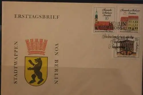 DDR 1971; FDC Bauwerke (IV), MiNr. 1661-66