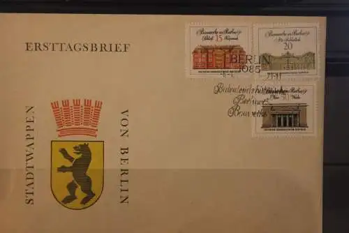 DDR 1971; FDC Bauwerke (IV), MiNr. 1661-66