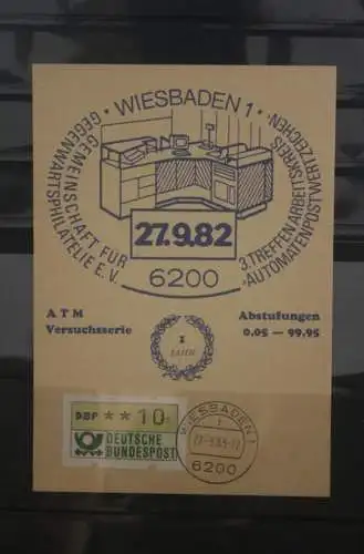 Deutschland 1983; ATM 1; MC Wiesbaden 27.9.83