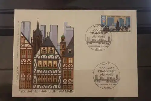 Deutschland 1994 1200 Jahre Frankfurt, MiNr. 1721; Künstler - FDC