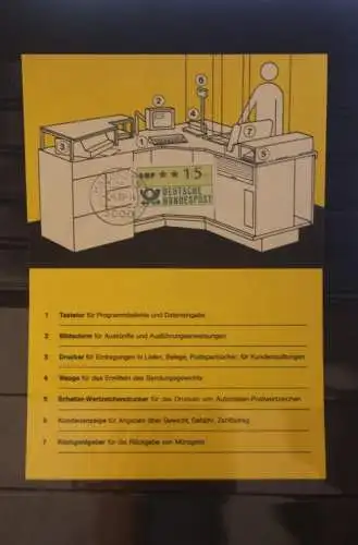 Deutschland 1983; ATM 1; 15 Pf.; Inbetriebnahme  ATM-Terminal 3000 Hannover 1 - ea; 3.6.83