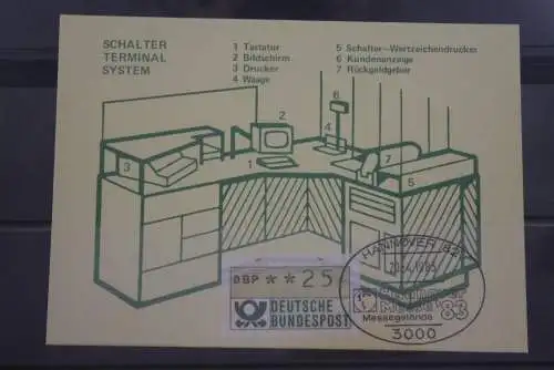 Deutschland 1983; ATM 1; 25 Pf.; Hannover Messe '83; SST