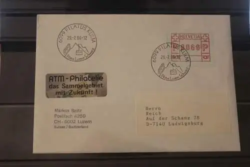 Schweiz 1986; ATM 60 Rp.