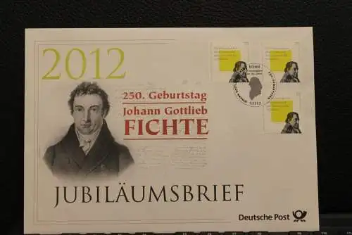 Deutschland; Jubiläumsbrief 2012: 250. Geburtstag Johann Gottlieb Fichte