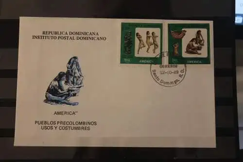 UPAEP - America Dominicana 1989; FDC