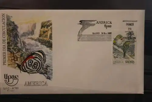 UPAE UPAEP - America Spanien1990; FDC; Vögel