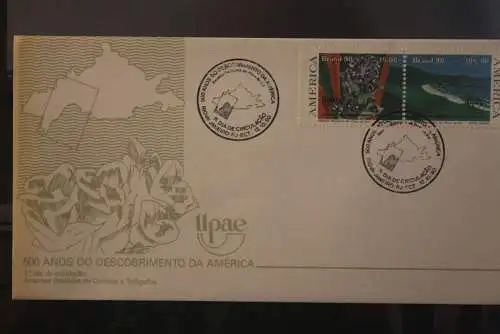 UPAE UPAEP - America Brasil 1990; FDC