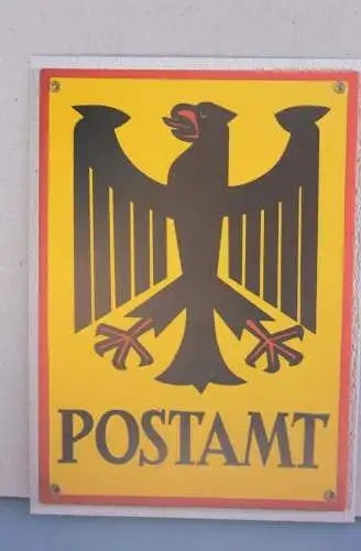 Deutschland 1984; Posthausschild der Bundespost; Blanco