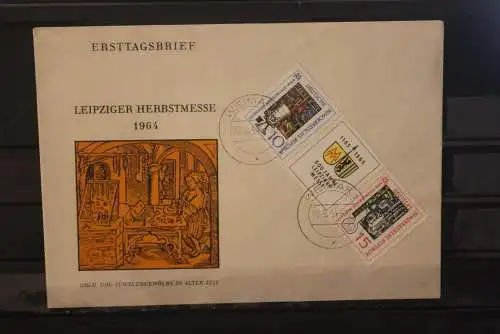 DDR 1964;  Leipziger Herbstmesse 1964, Messebrief; MiNr. 1052-53