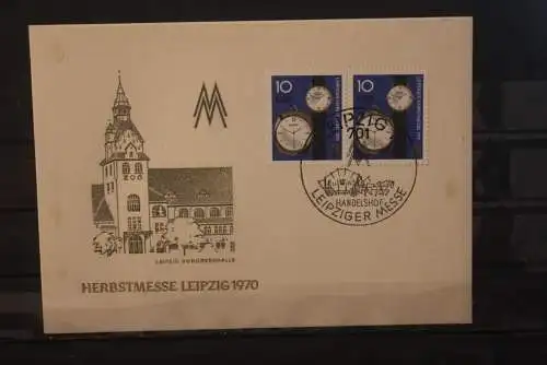 DDR 1970;  Leipziger Herbstmesse 1970, Messekarte; MiNr. 1601; SST