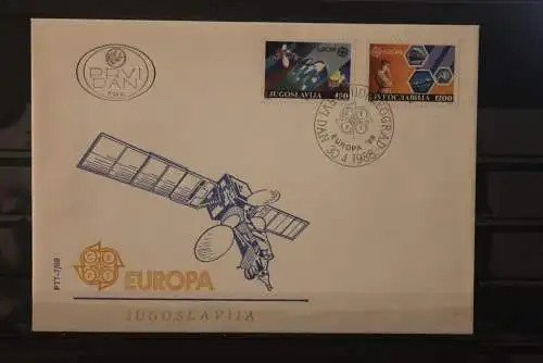 Jugoslawien 1988;  Europa CEPT; MiNr. 2273-74, FDC