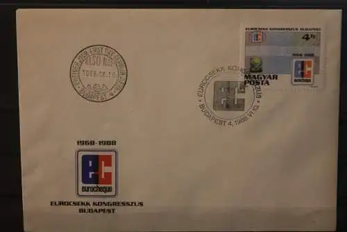 Ungarn 1988;  EC-Scheckkonferenz; MiNr. 3965; FDC