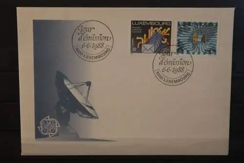 Luxemburg 1988; Europa CEPT;  MiNr. 1199/1200; FDC