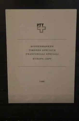 Schweiz 1988; Europa CEPT;  MiNr. 1370/71; Sammelbüchlein 239; ESST