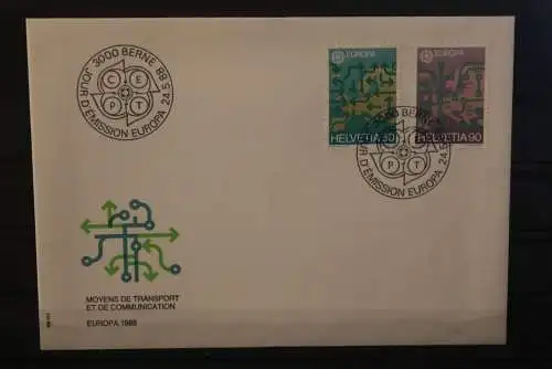 Schweiz 1988; Europa CEPT;  MiNr. 1370/71; FDC