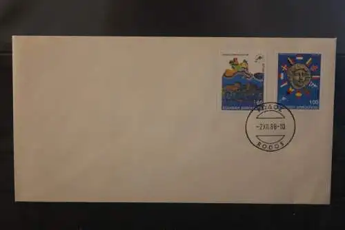 Griechenland 1988; EG-Konferenz Rhodos ; MiNr. 1715 C/ 18 C, FDC, EST, selten