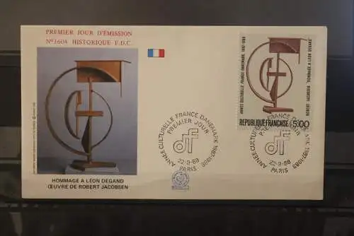 Frankreich 1988; Robert Jacobsen; FDC; MiNr. 2687