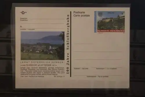 Österreich; Auslands-Bildpostkarte: Nussdorf am Attersee; ungebraucht