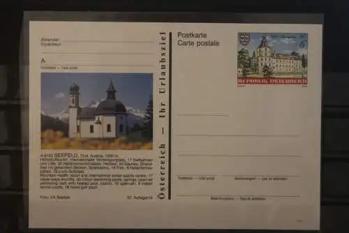 Österreich; Auslands-Bildpostkarte: Seefeld; Tirol; ungebraucht