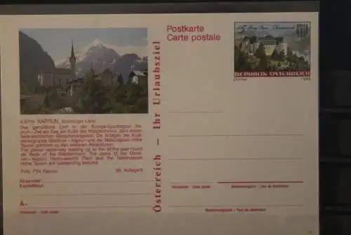 Österreich; Auslands-Bildpostkarte: Kaprun; Salzburger Land; ungebraucht