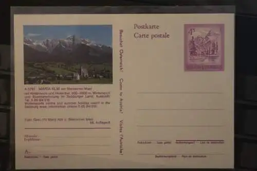 Österreich; Auslands-Bildpostkarte: Maria Alm; Salzburger Land; ungebraucht