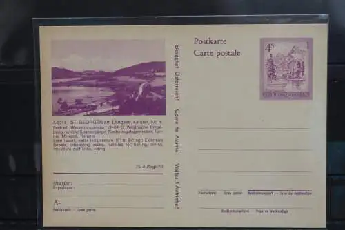 Österreich; Auslands-Bildpostkarte: St. Georgen; Kärnten; ungebraucht