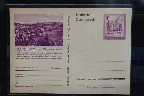 Österreich; Auslands-Bildpostkarte: Pörtschach; Kärnten; ungebraucht