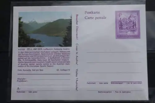 Österreich; Auslands-Bildpostkarte: Zell am See; Salzburg; ungebraucht