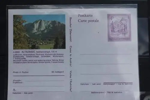 Österreich; Auslands-Bildpostkarte: Altaussee; Salzkammergut; ungebraucht