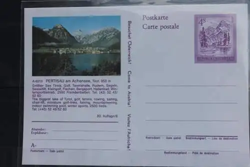 Österreich; Auslands-Bildpostkarte: Pertisau; Tirol; ungebraucht