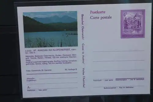 Österreich; Auslands-Bildpostkarte: St. Kanzian; Kärnten; ungebraucht