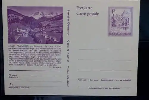 Österreich; Auslands-Bildpostkarte: Filzmoos; Salzburg, ungebraucht