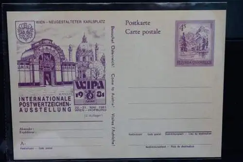 Österreich; Auslands-Bildpostkarte: Wien - WIPA 81; ungebraucht