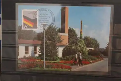 Deutschland Maximumkarte, MC, MK: Eingliederung Heimatvertriebener 1985; MiNr. 1265