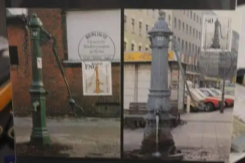 Berlin, Maximumkarte, MK, MC: MiNr. 689-92; Historische Straßenpumpen, 1983