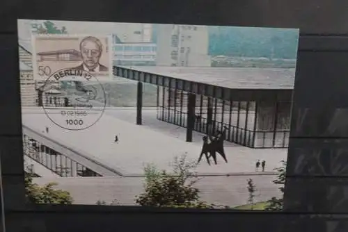 Berlin, Maximumkarte, MK, MC: MiNr. 753, 1986, Mies van der Rohe