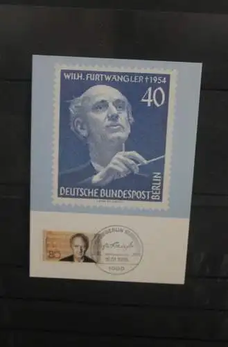 Berlin, Maximumkarte, MK, MC: MiNr. 750, 1986, Furtwängler